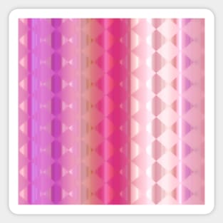 Trendy Pink Brown and Purple Diamond Gradient Pattern Abstract Sticker